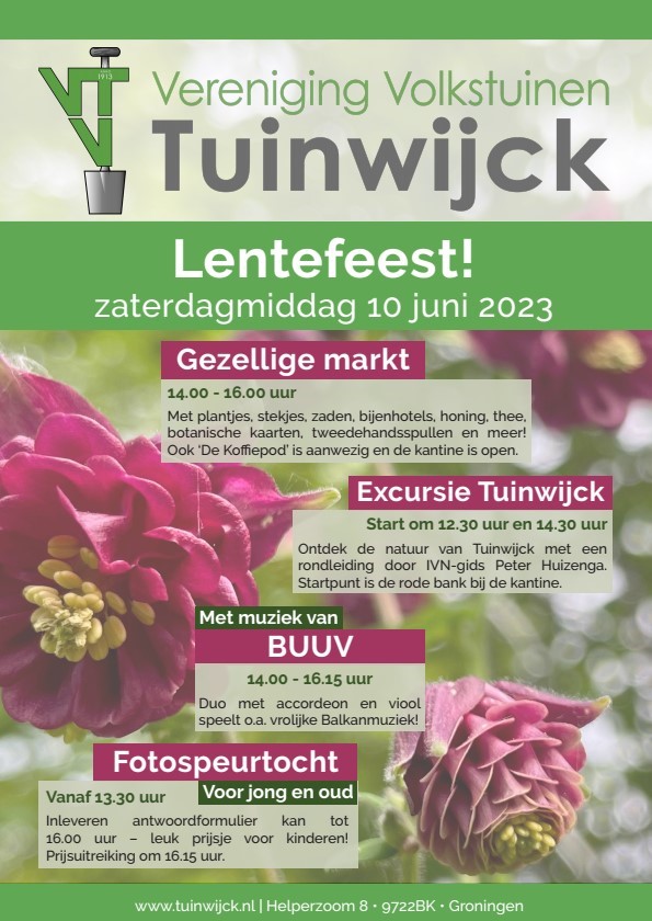 Lentefeest Tuinwijck Groningen