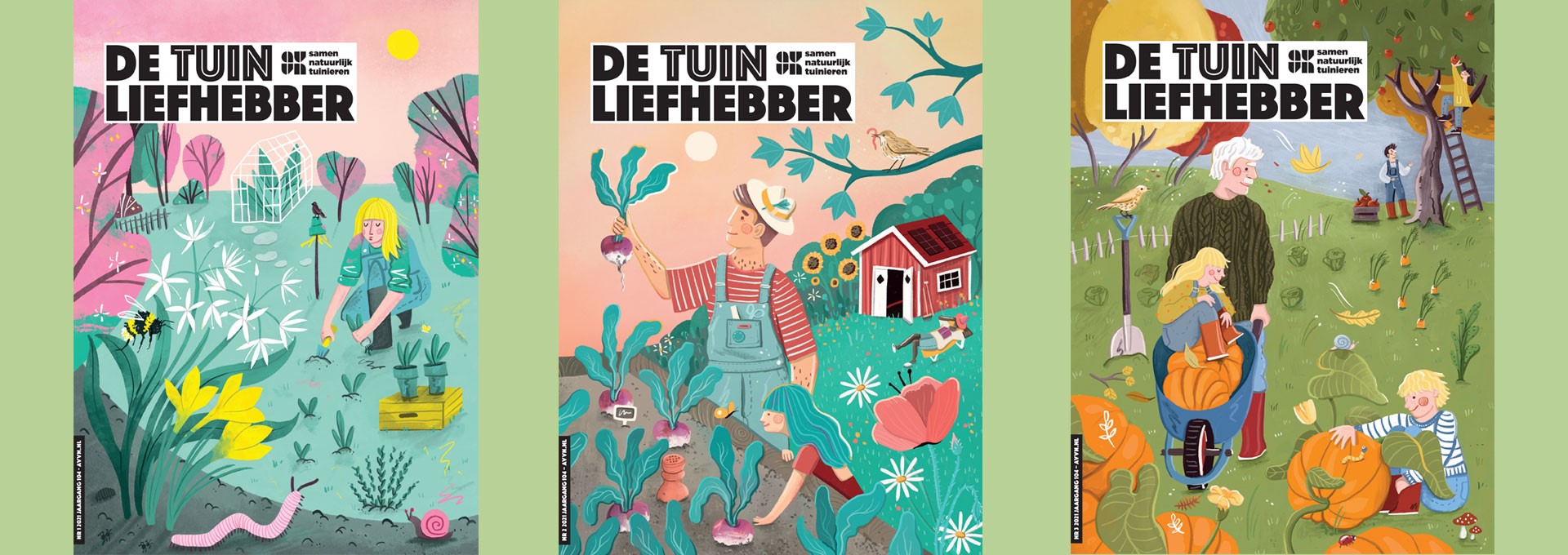 De Tuinliefhebber lente zomer en herfst