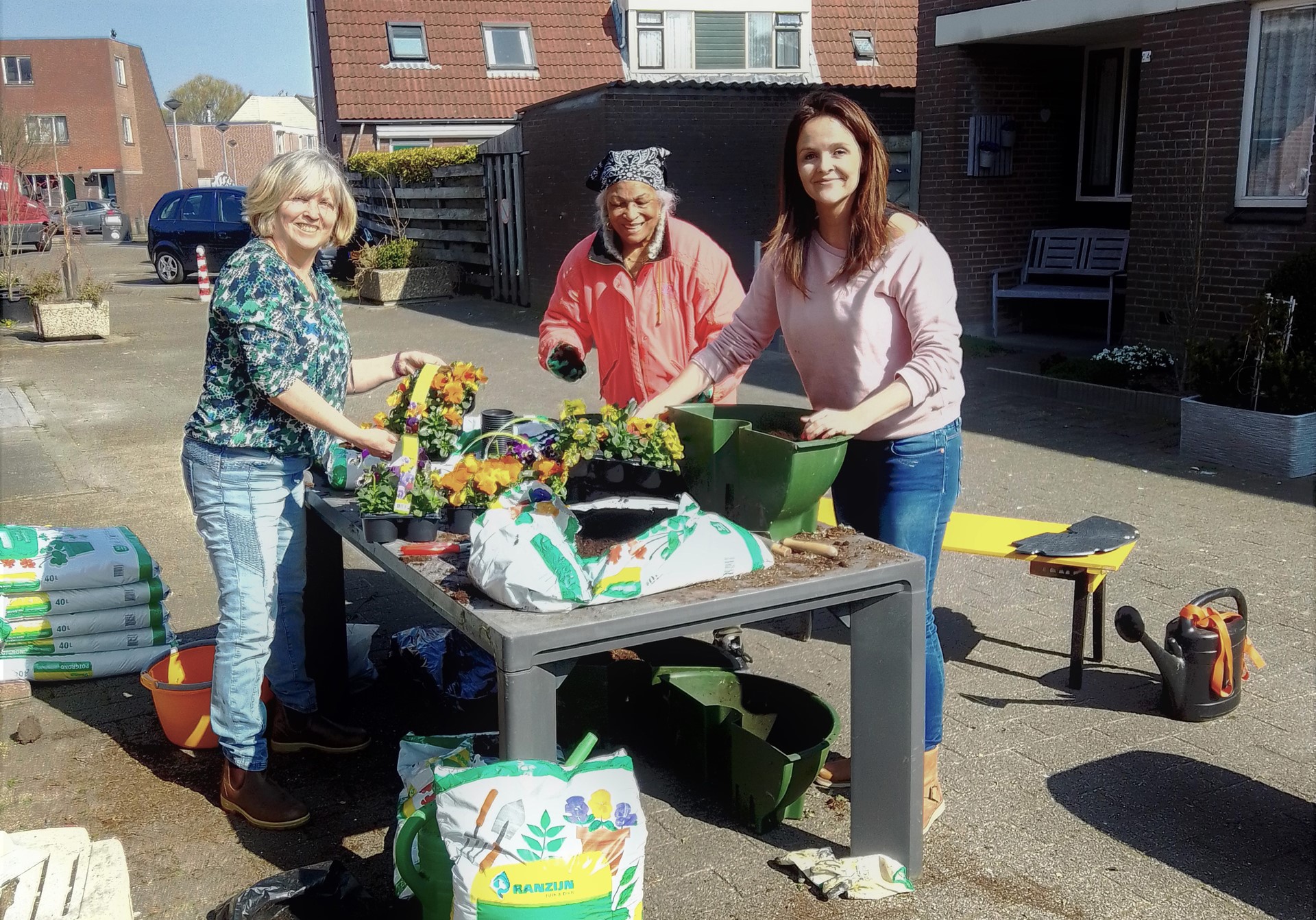 Groene buren Enkhuizen