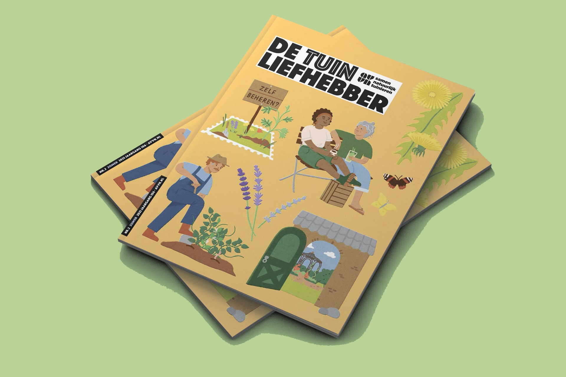 De tuinliefhebber zomer 2023 gestapelde - aangepast groen