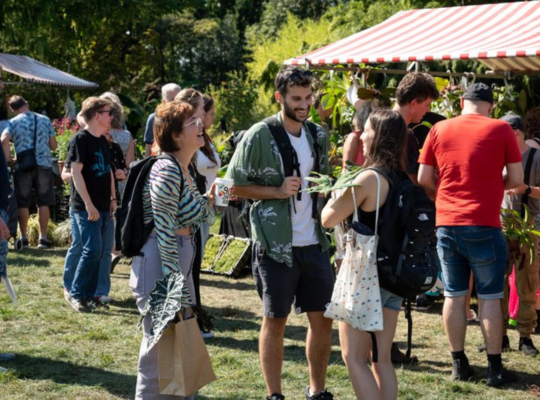 liefhebbersmarkt Botanische tuinen Utrecht