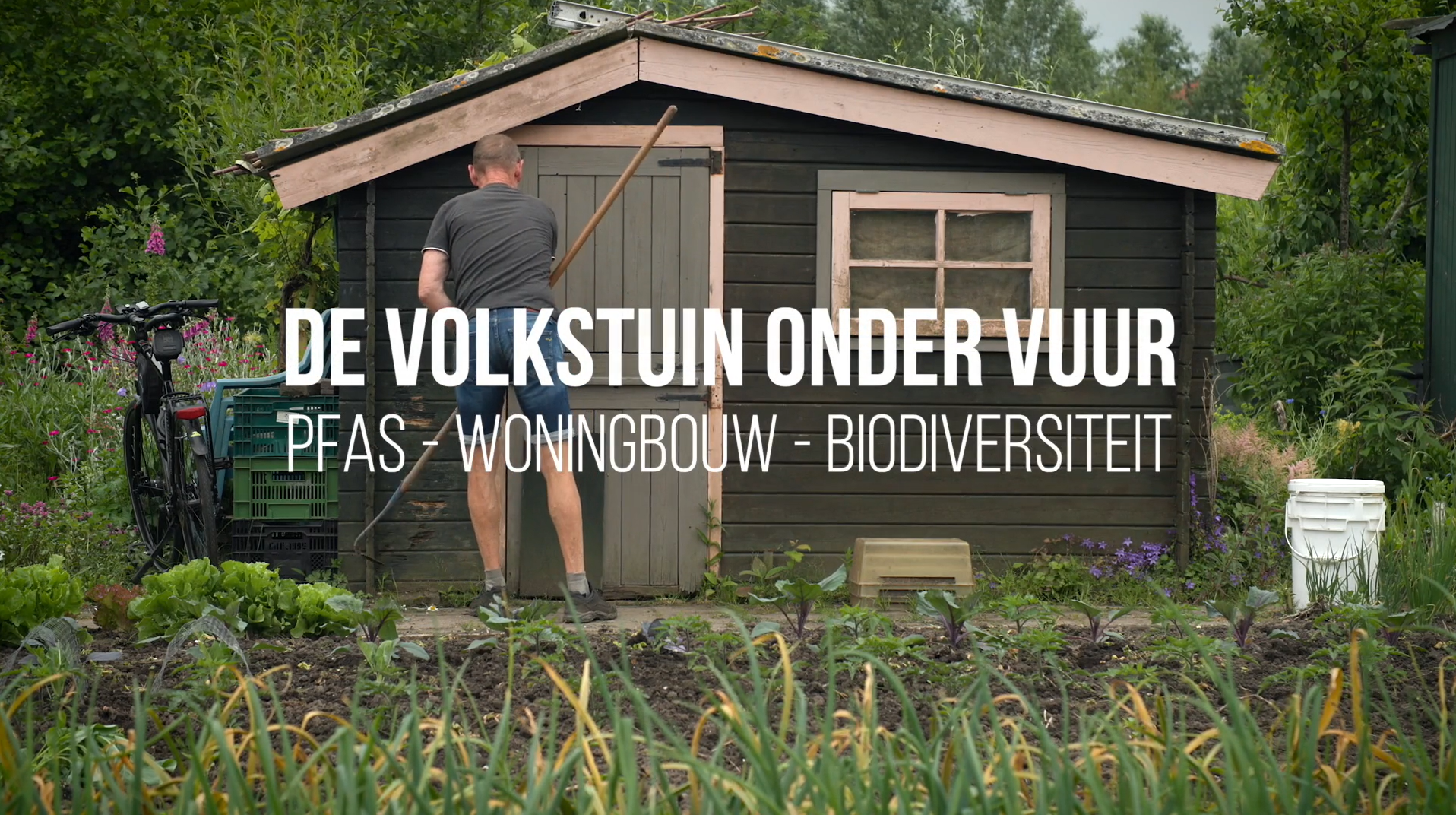 De volkstuin onder vuur