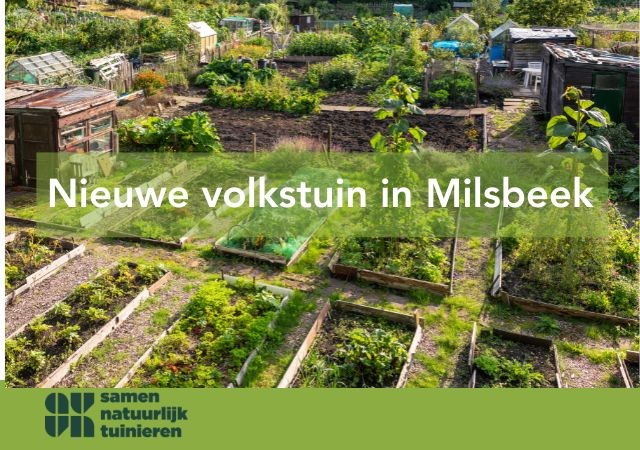 Nieuwe volkstuin in Milsbeek