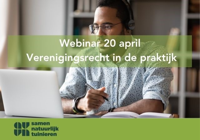 Webinar 20 april: verenigingsrecht in de praktijk